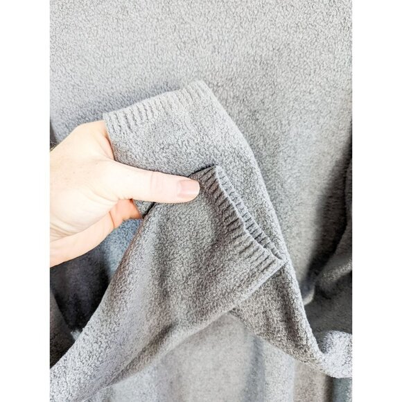 Barefoot Dreams CozyChic Lite Super Soft Open Front Cardigan Gray S/M - Picture 10 of 12